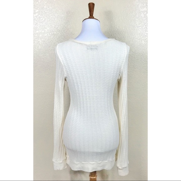 Lauren Moshi Color Hamsa Waffle Knit Pullover - Picture 3 of 7